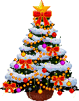Christmas tree - Animovaný GIF zadarmo