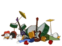 donald duck music cartoon - PNG gratuit