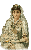 kikkapink woman vintage bride winter - ücretsiz png