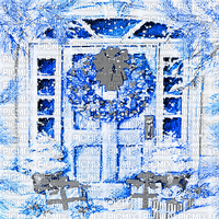 soave background animated christmas winter house - 無料のアニメーション GIF