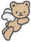 Hello Kitty Angel Bear - Animovaný GIF zadarmo