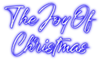 The Joy Of Christmas.Text.Blue - KittyKatLuv65 - png ฟรี