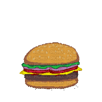 Burger - Бесплатный анимированный гифка