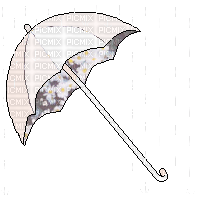 Umbrella in the rain - png gratis