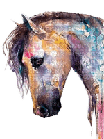 Aquarelle cheval - png grátis