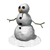 Snow, Snowman, Snowballs, Snowball Fight, Girl, Girls, Kid, Kids, Winter, Christmas, X-Mas, Gif - Jitter.Bug.Girl