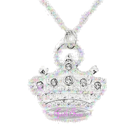 diamond crown necklace - GIF animé gratuit