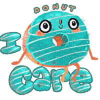 donut emoji - GIF animado gratis