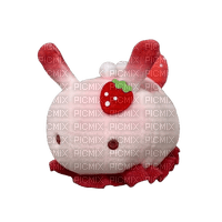 strawberry sea bunny plushie - png gratis