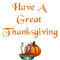 Kaz_Creations Text Have a Great Thanksgiving Animated - GIF animado grátis