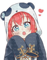 Anime panda ❤️ elizamio - ücretsiz png