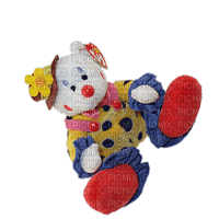 clown plush - GIF animasi gratis