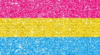Pansexual flag glitter - zdarma png