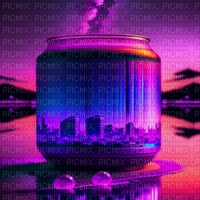 Purple City in a Can - gratis png