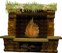 fireplace katrin - zdarma png