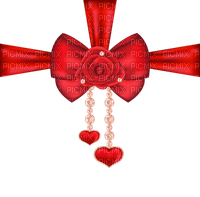 Kaz_Creations Valentine Deco Love Hearts Ribbons Bows - 免费PNG