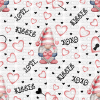 sm3 pink gnome vday image cute pattern - Free PNG