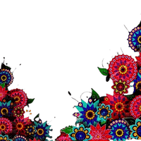 Background fiori mandala - bezmaksas png