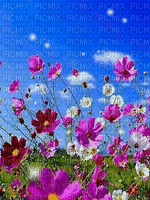image encre animé effet fleurs edited by me