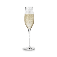 minou-champagne glass silver deco - kostenlos png