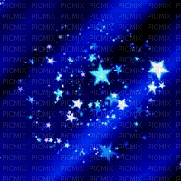 Dannydunny star blue bg - GIF animé gratuit