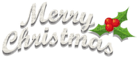 soave text christmas merry deco  white - 無料png