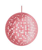 Kaz_Creations Valentine Deco Love Pink Disco Ball - PNG gratuit