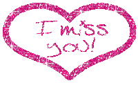 i miss you! heart - GIF animado gratis