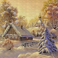 Winter landscape - бесплатно png