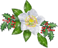 soave deco branch flowers branch holly white - Free PNG