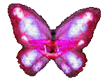 pink butterfly mouth - Gratis animerad GIF