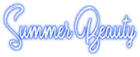 Summer Beauty Text - zdarma png