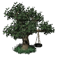 дерево. - Animovaný GIF zadarmo