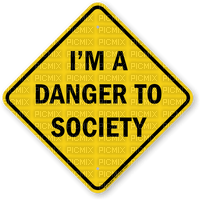 i'm a danger to society :3 - PNG gratuit