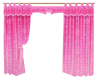 Kaz_Creations Deco Curtains Pink - png ฟรี