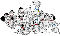 101 Dalmatians bp - Animovaný GIF zadarmo