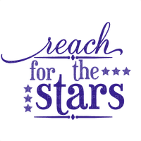 Reach for the stars  Bb2 - PNG gratuit