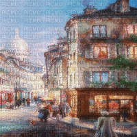 PARIS calle cuidad animada dubravka4 - Besplatni animirani GIF