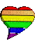 pride heart - Безплатен анимиран GIF