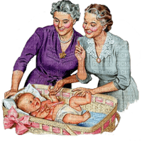 mother with baby - besplatni png