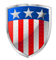 Kaz_Creations Deco American Badge - PNG gratuit