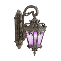 kikkapink deco scrap purple street lamp - zadarmo png