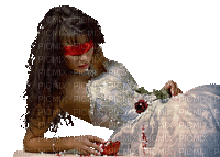 woman bride animated glitter - Besplatni animirani GIF