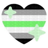 Agender heart emoji - Free PNG