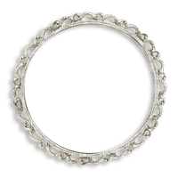 Cadre.Frame.Silver.Round.Victoriabea - Free PNG