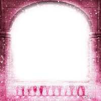 soave frame vintage terrace gothic winter pink - Free PNG