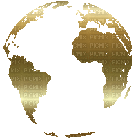 golden globe - GIF animasi gratis