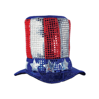 Kathleen Reynolds 4th July American USA Hat - png gratuito