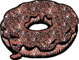 Donuts chocolat scintillant - Free animated GIF