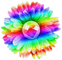 Flower.Rainbow - PNG gratuit